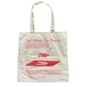 New Sig Zane Canvas Shopping Tote “Sigs Hand Cut Process”